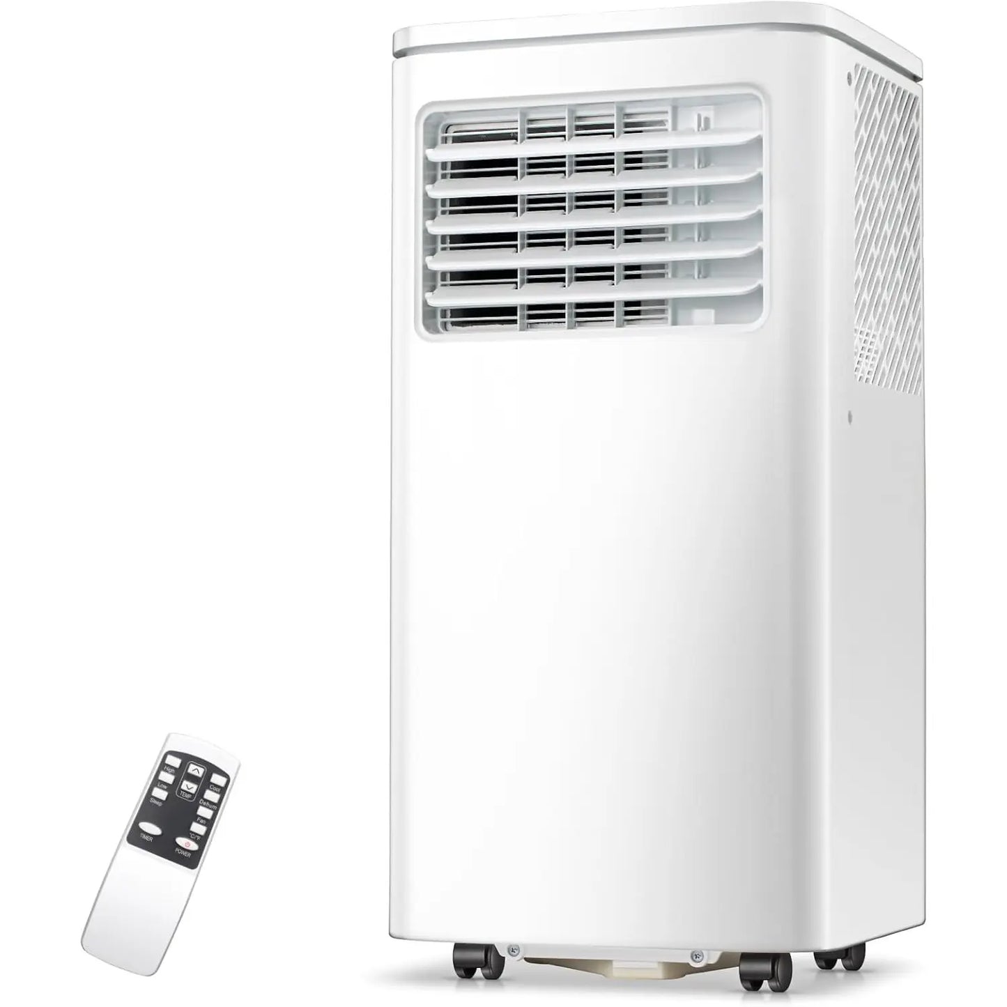 8000–10000 BTU Portable Air Conditioner with Remote, LED Display, 24H Timer & Sleep Mode – Cools Up to 350 Sq. Ft.