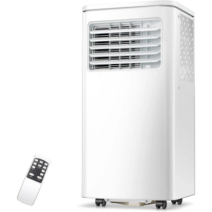 8000–10000 BTU Portable Air Conditioner with Remote, LED Display, 24H Timer & Sleep Mode – Cools Up to 350 Sq. Ft.