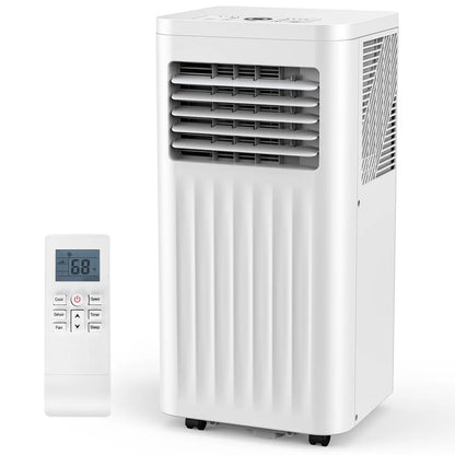 8000–10000 BTU Portable Air Conditioner with Remote, LED Display, 24H Timer & Sleep Mode – Cools Up to 350 Sq. Ft.